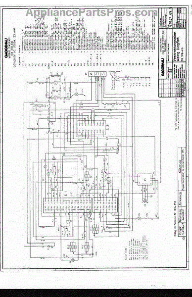 Parts for Gaggenau EB378-610: Tech Wiring Diagram V2547-93-3 Parts ...