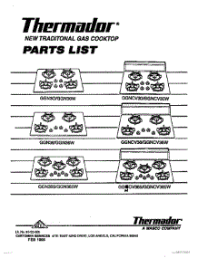 Parts For Thermador Ggncv365w Cover Parts Appliancepartspros Com