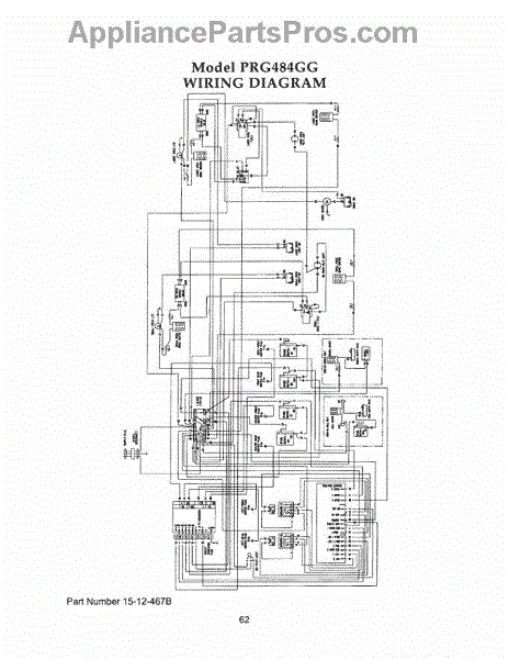 Parts For Thermador Prg484ggus  Prg484gg Wiring Diagram