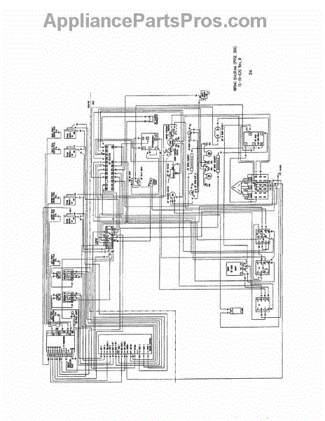 Parts for Thermador PRSE364GDS: Wiring-PRSE366 Parts