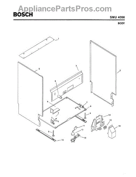 Bosch 00028985 Float Switch - AppliancePartsPros.com