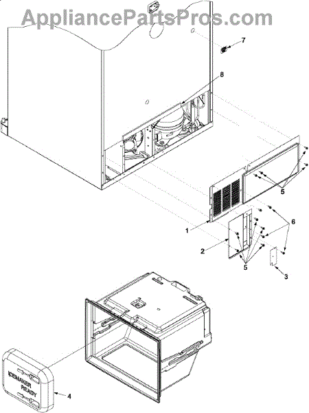 Parts for Amana ABB1921DEW: Cabinet Back Parts - AppliancePartsPros.com