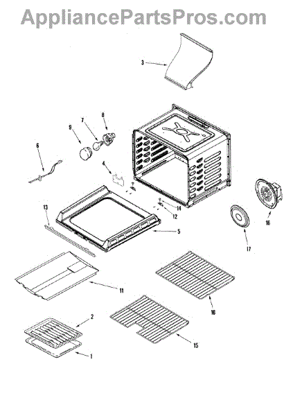 Parts for Amana AGR5835QDB: Cavity Parts - AppliancePartsPros.com