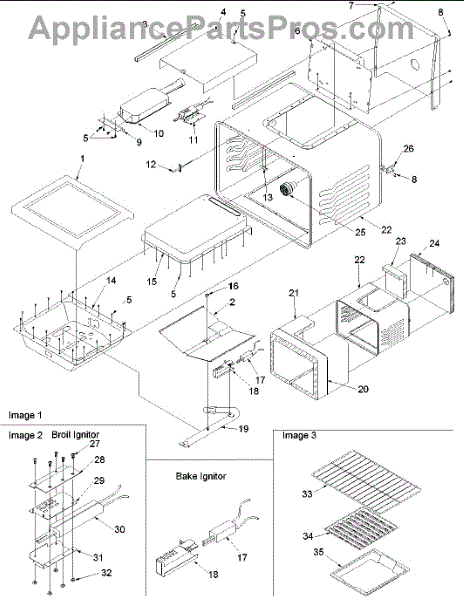 Parts for Amana ARG7302WW / P1143391NWW: Cavity Parts ...