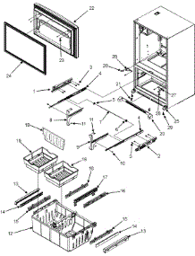 Parts for Maytag MFI2067AES Refrigerator ... maytag refrigerator schematic 