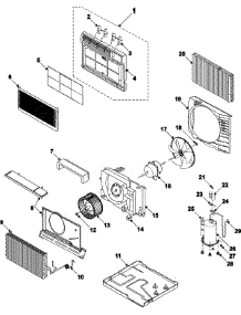 AW0501M Samsung Room Air Conditioner Parts & Free Repair Help ...