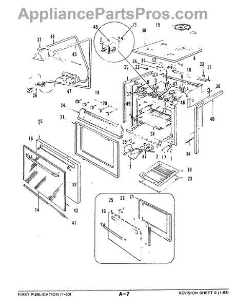 Parts for Magic Chef BT16KA-4: Oven Parts - AppliancePartsPros.com