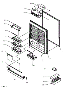 Bx22a2w   P1161606w W Amana Refrigerator Parts & Free Repair Help 