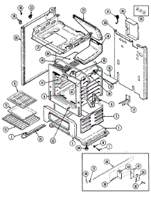 Crg7400baw Maytag Range Parts & Free Repair Help - Appliancepartspros