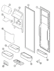 GC2227DEDB Admiral Refrigerator Parts & Free Repair Help ...