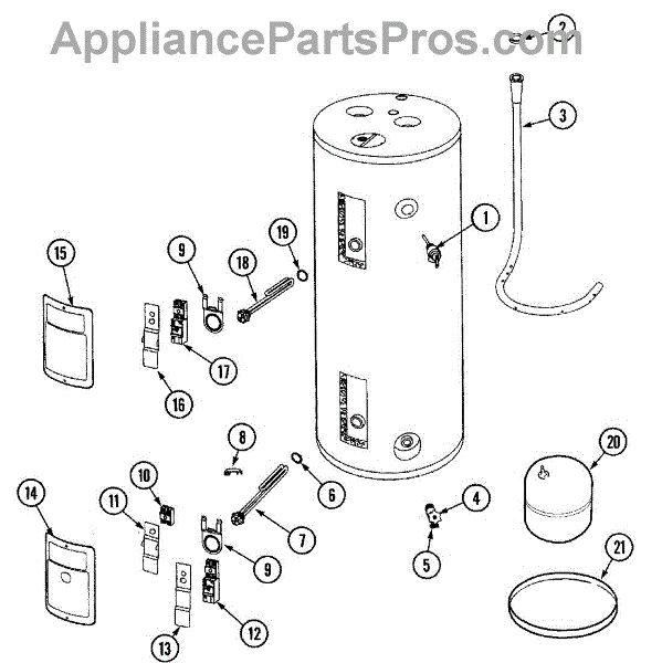 Whirlpool 66001269 Gasket, Dip Tube (AP4074772) - AppliancePartsPros.com