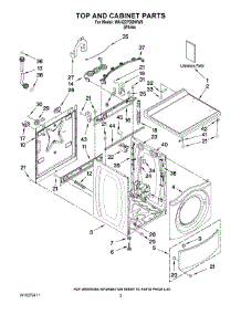 MAH22PDBWW0 Maytag Washer Parts & Free Repair Help - AppliancePartsPros