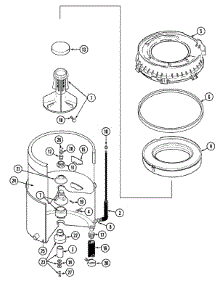 LAT4000AAW Maytag Washer Parts & Free Repair Help - AppliancePartsPros