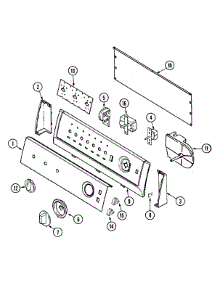 LNC6764A71 Admiral Washer Parts & Free Repair Help - AppliancePartsPros