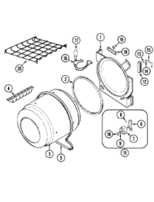 LNC8766A00 Admiral Dryer Parts & Free Repair Help - AppliancePartsPros