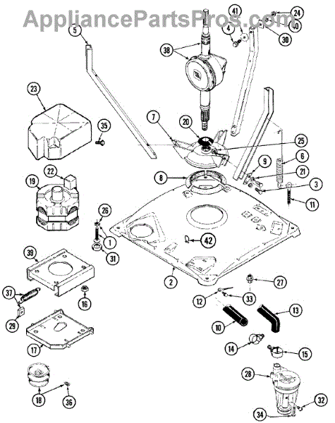 Parts for Maytag LSE7804ADE: Base Parts - AppliancePartsPros.com