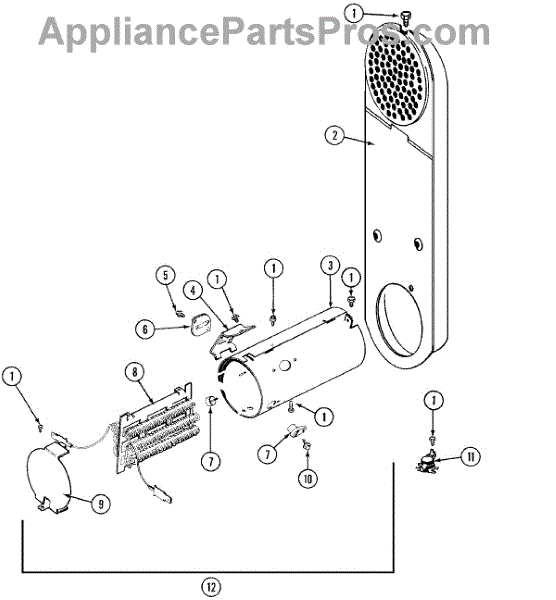 Parts for Maytag LSE7806ACE: Heater Parts - AppliancePartsPros.com