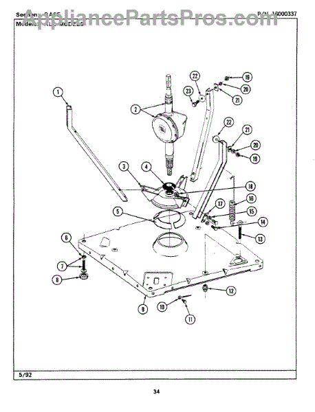 Parts for Maytag LSG7800AAW: Base Parts - AppliancePartsPros.com