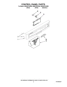 MDBH979AWB2 Maytag Dishwasher Parts & Free Repair Help - AppliancePartsPros