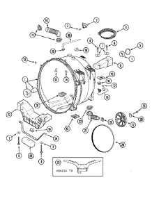 MAH5500BWQ Maytag Washer Parts & Free Repair Help - AppliancePartsPros