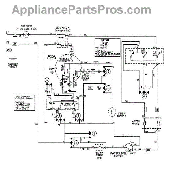 Parts for Maytag MAV6451AWW: Wiring Information Parts ...