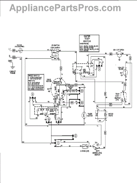 Parts for Maytag MAV8551AWW: Wiring Information Parts ...