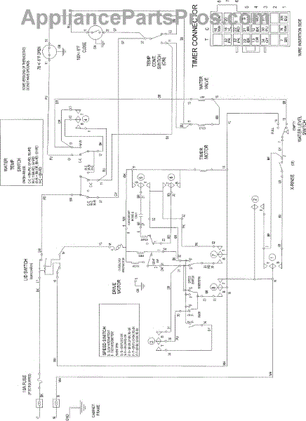 Parts for Maytag MAV8551AWW: Wiring Information Parts ...