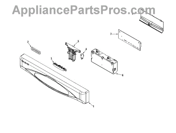 Parts For Maytag MDB5601AWW: Control Panel Parts - AppliancePartsPros.com