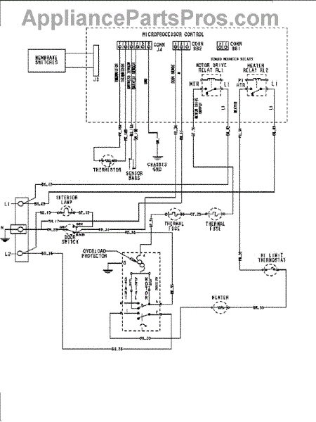 Parts for Maytag MDE5500AYW: Wiring Information Series 62 and Later ...