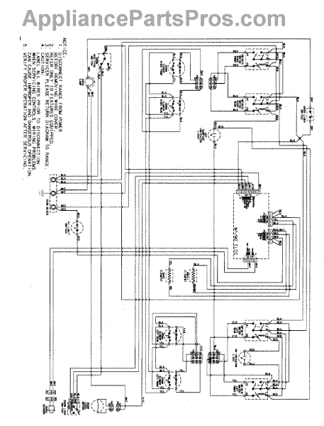 Parts for Maytag MER5755QAW: Wiring Information Parts ...