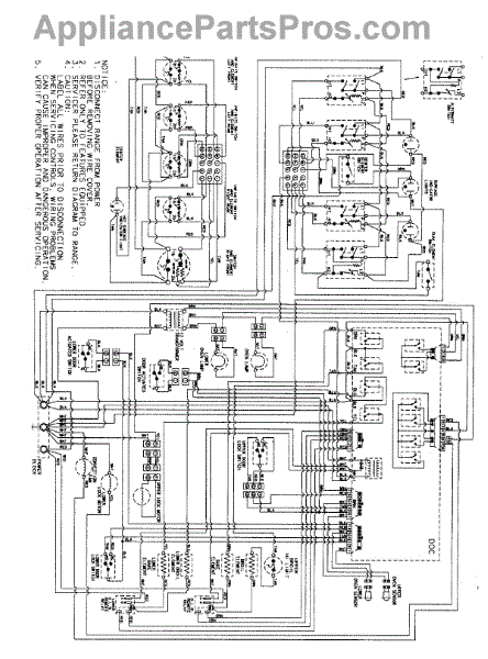 Parts for Maytag MER6772BAS: Wiring Information (at Various Series ...