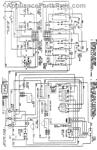 Parts for Maytag MES5770AAB: Wiring Information Parts ...