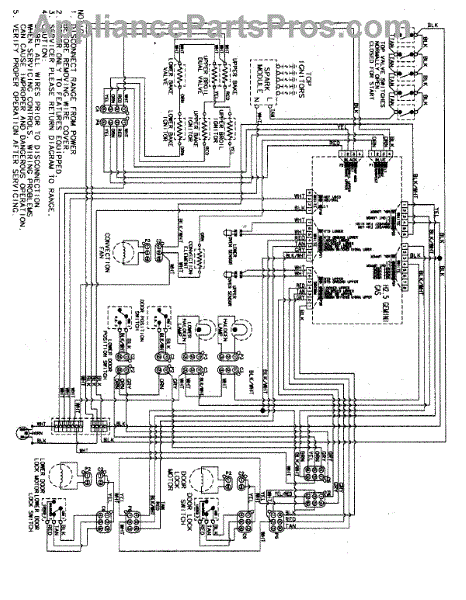 Parts for Maytag MGR6875ADS: Wiring Information (at Series 13 & 14 ...