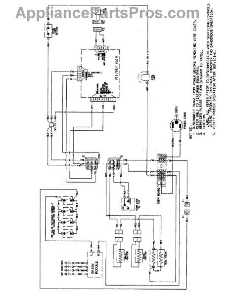 Parts for Maytag MGRH752BDW: Wiring Information Parts ...