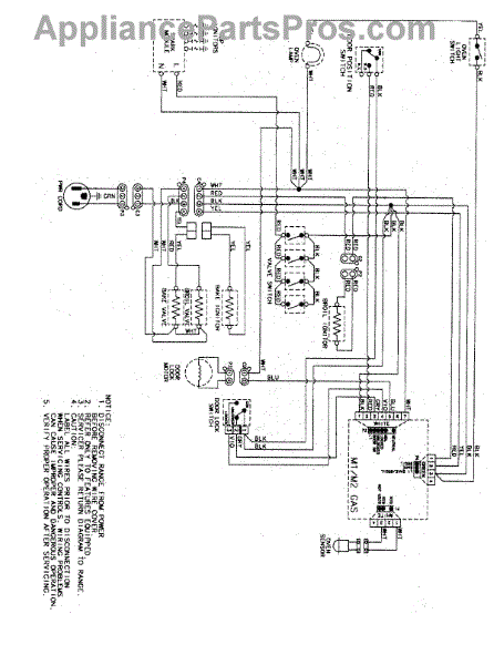 Parts for Admiral MLR5755QDW: Wiring Information Parts ...