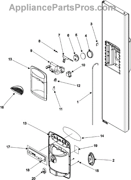 Parts for Maytag MSD2651HEB: Fountain (series 50) Parts