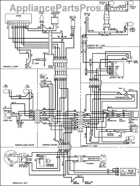 Parts for Maytag MZD2665HEW: Wiring Information Parts ...