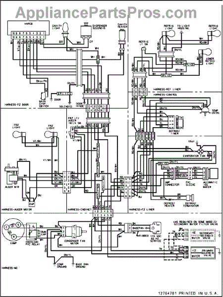 Parts for Maytag PSD243LGRW / PPSD243LGW0: Wiring Information Parts ...