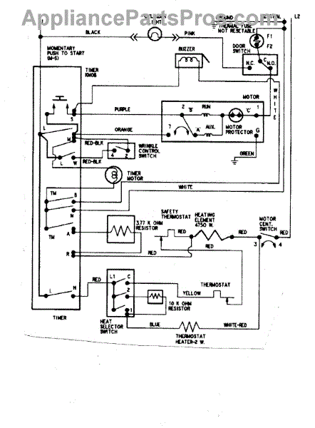 Parts for Maytag PYE3300AYW: Wiring Information Parts ...