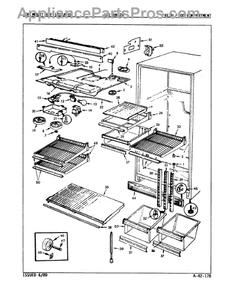 Magic Chef Freezer Parts List