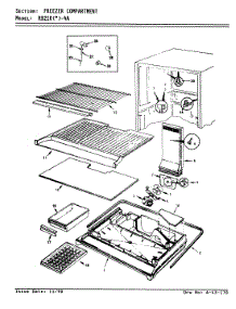 RB21KA-4A / AG72C Magic Chef Refrigerator Parts & Free Repair Help ...