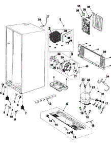 Parts for Samsung RS2623WW Refrigerator - AppliancePartsPros.com