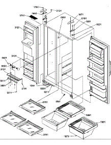 SCD25TL / P1190426W L Amana Refrigerator Parts & Free Repair Help ...