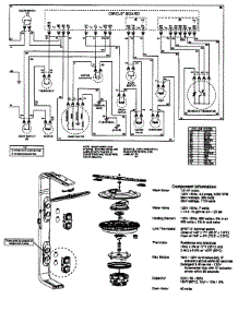 Parts for Admiral DWD1500AWW Dishwasher ... admiral dishwasher wiring diagrams 