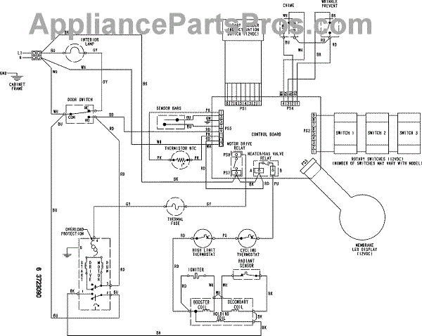 Parts for Maytag MDG4806AWW: Wiring Information Parts ...