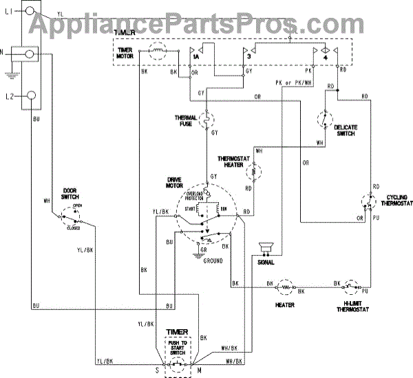 Parts For Maytag Pdet910ayw Wiring Information Parts