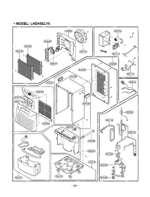 Parts for LG LHD45ELY6 / AWYAHDP Dehumidifier - AppliancePartsPros.com