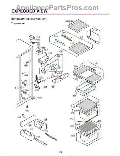 Parts for LG LRSC21935TT / ATICLGB: Section 4 Parts