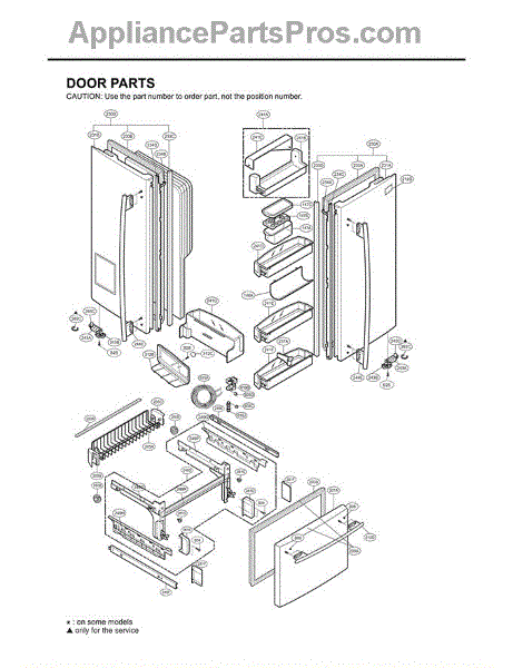 Parts for LG LFX25960SB / AWBCLGA: Section 4 Parts - AppliancePartsPros.com