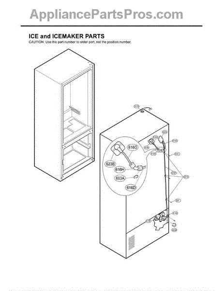 Parts For LG LFX25960SB / AWBCLGA: Section 6 Parts - AppliancePartsPros.com